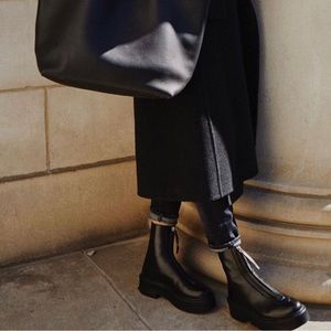 NWOT The Row Zipped Booties